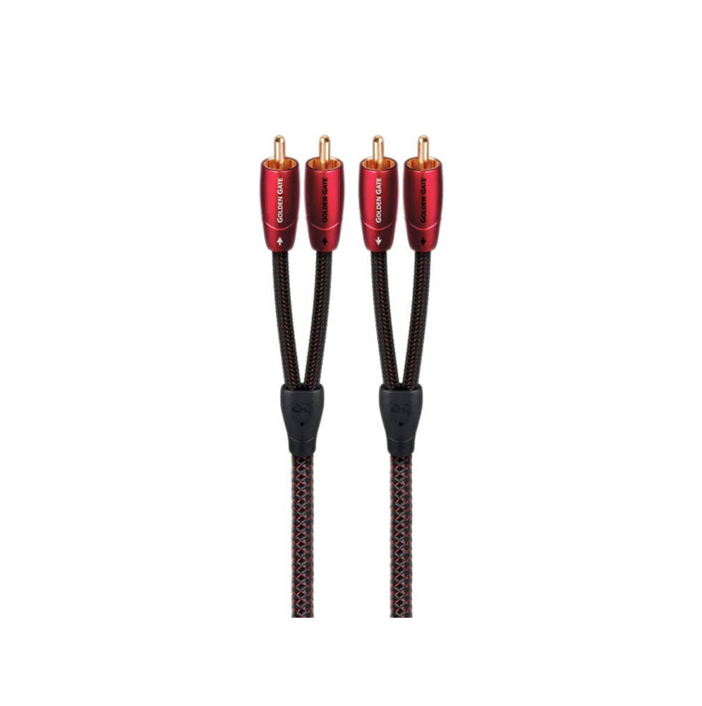 สายสัญญาณอนาล็อก AUDIOQUEST : GOLDEN GATE (RCA TO RCA) (2.0M)